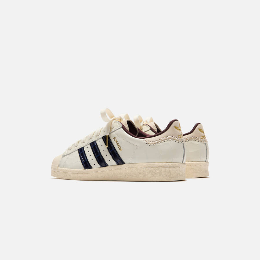 White / Navy / Red Men Kith adidas x Wales Bonner Superstar Sneakers | 9463-LCUGN