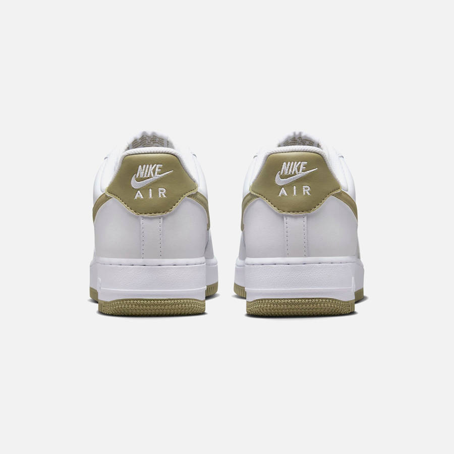 White / Olive Men Kith Nike Air Force 1 '07 Sneakers | 8172-YBITA