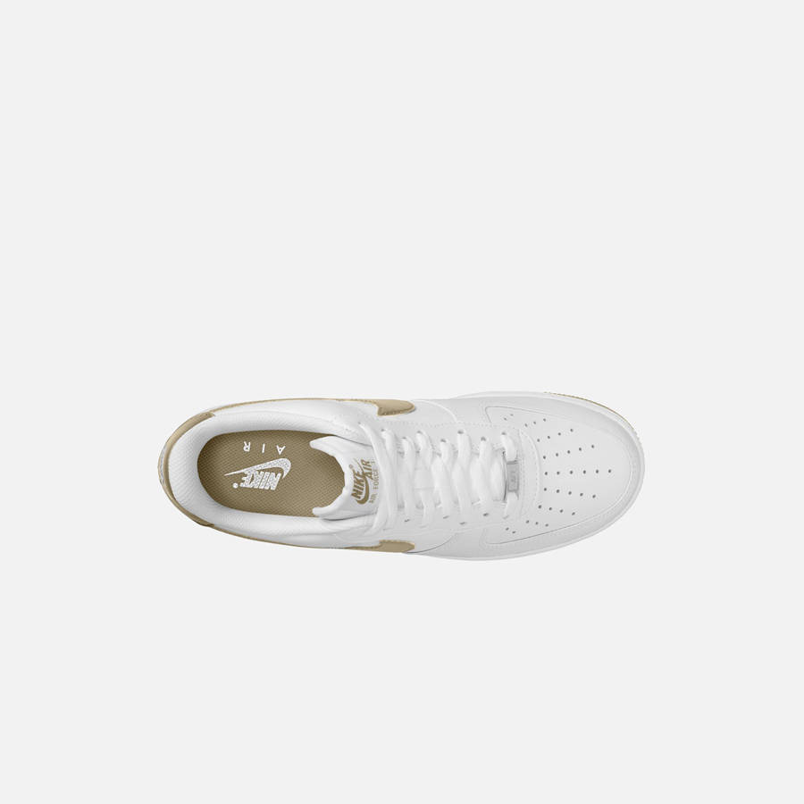 White / Olive Men Kith Nike Air Force 1 '07 Sneakers | 8172-YBITA