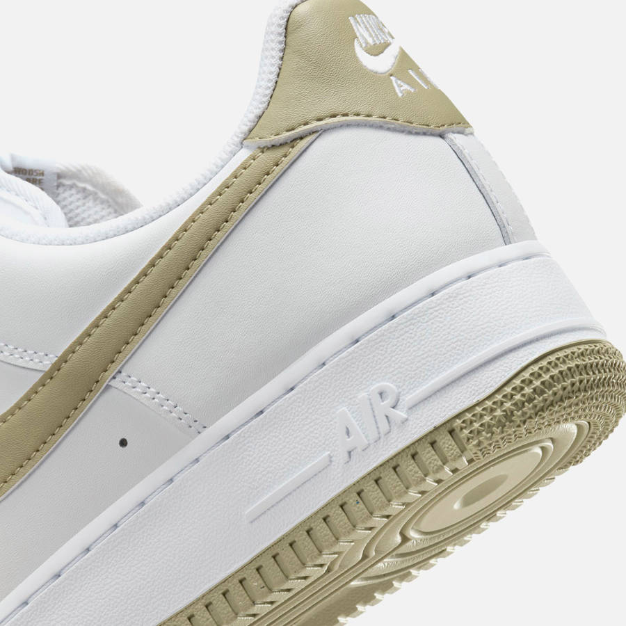 White / Olive Men Kith Nike Air Force 1 '07 Sneakers | 8172-YBITA