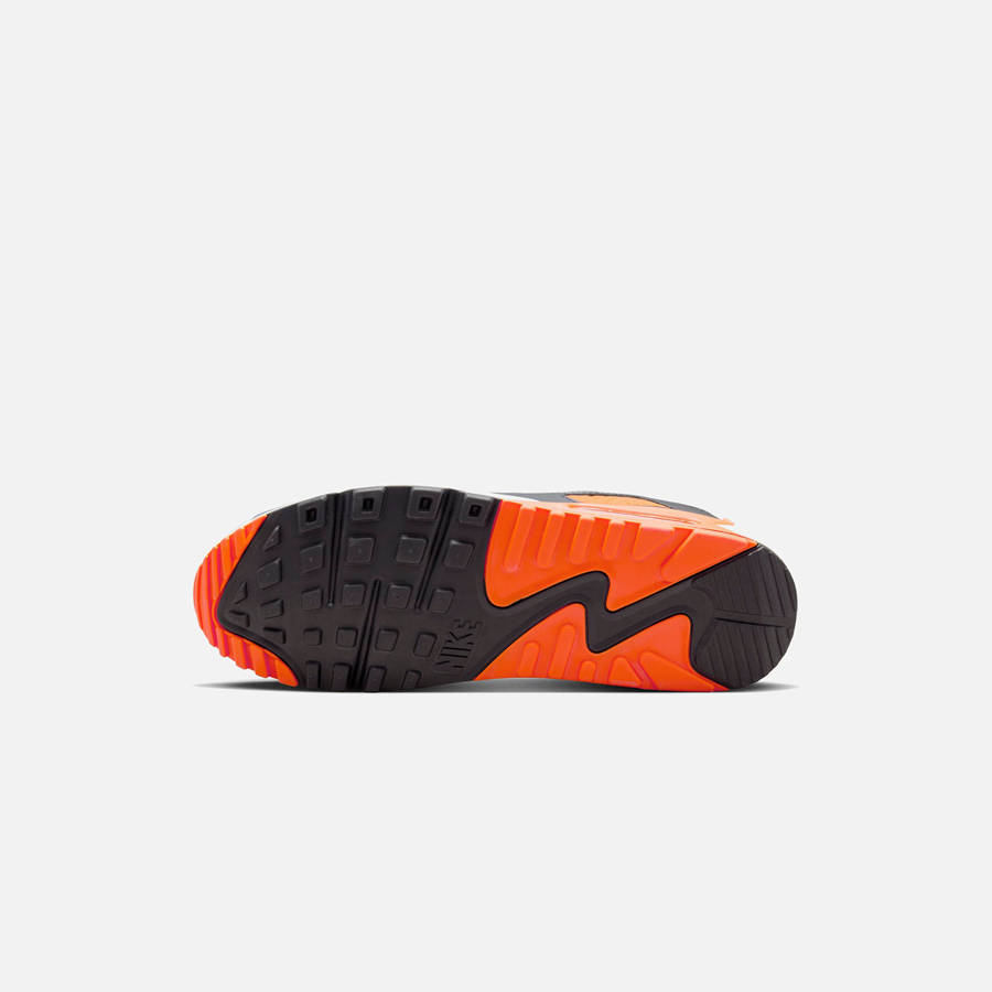 White / Orange / Grey Men Kith Nike Air Max 90 Sneakers | 2634-QDAKY