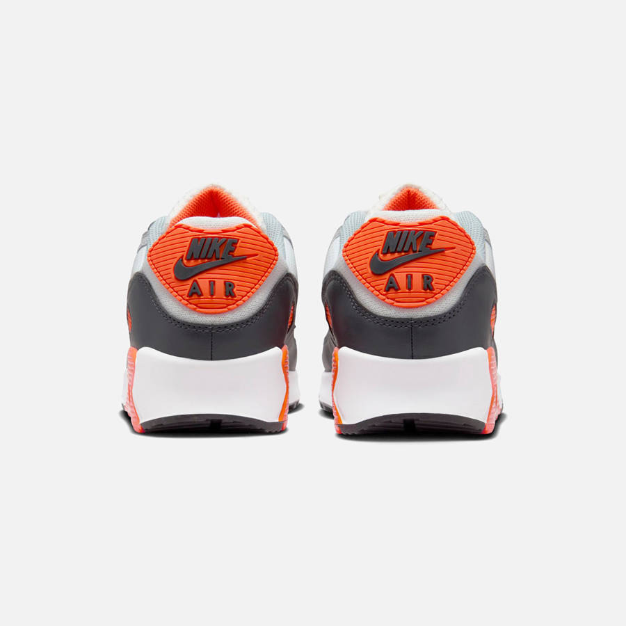 White / Orange / Grey Men Kith Nike Air Max 90 Sneakers | 2634-QDAKY