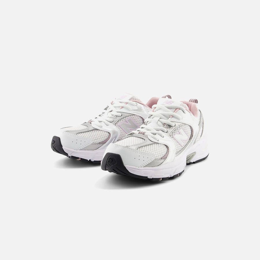 White / Pink Kids' Kith New Balance GS 530 Sneakers | 5174-WBINS