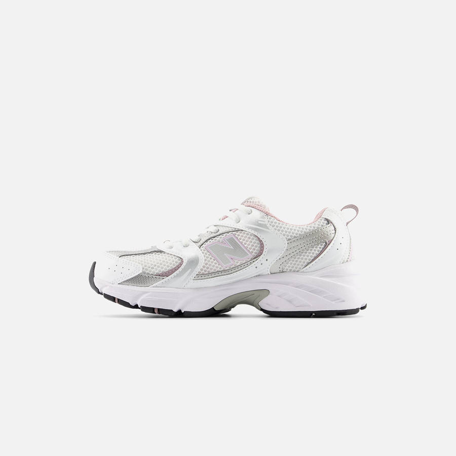 White / Pink Kids' Kith New Balance GS 530 Sneakers | 5174-WBINS