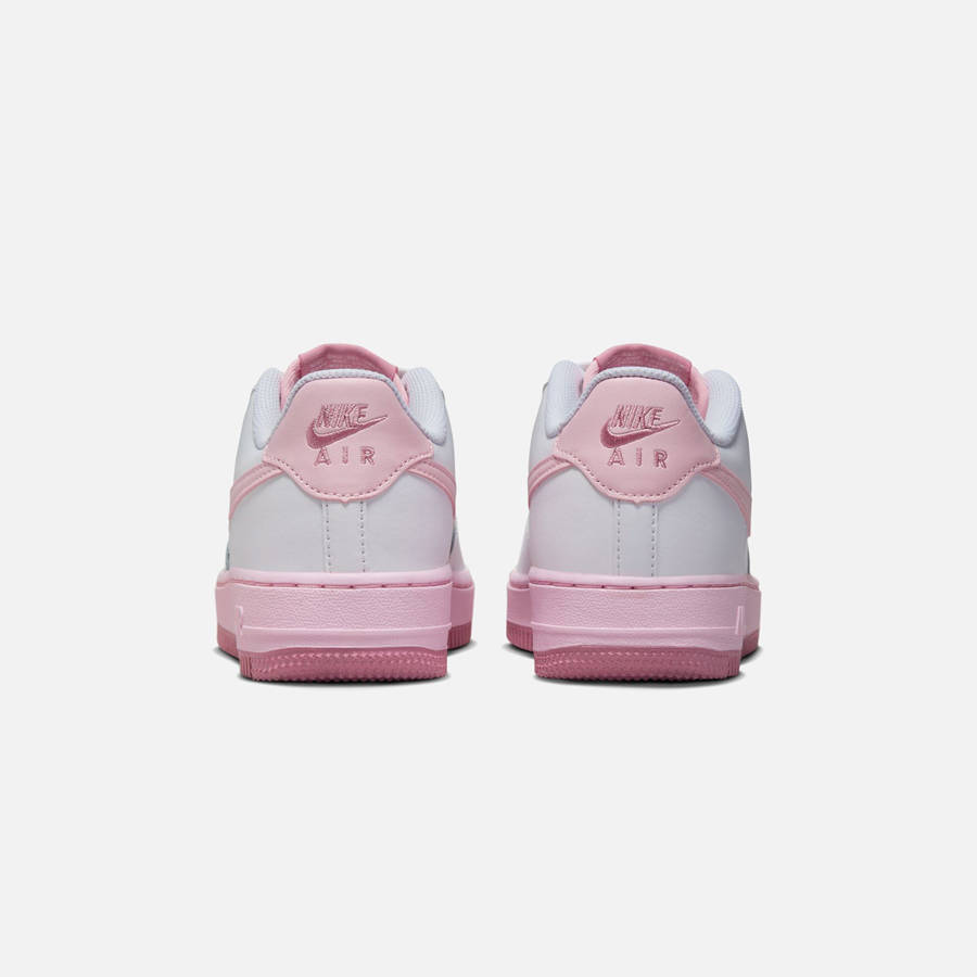 White / Pink Kids' Kith Nike GS Air Force 1 LV8 Sneakers | 7392-IBONT