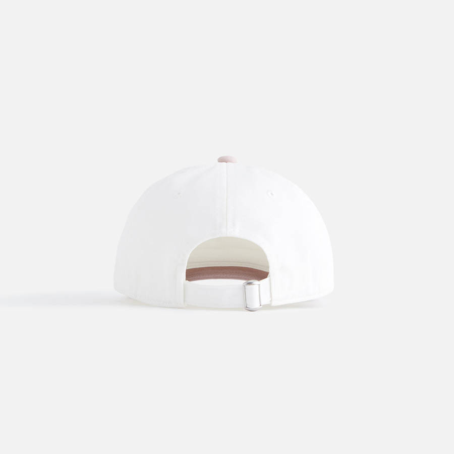 White / Pink Kids' Kith Script Greenwich Cap Headwear | 3209-GTEJK