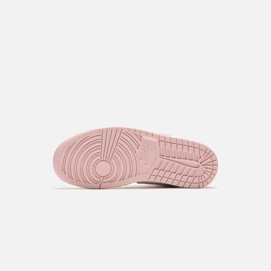 White / Pink Men Kith Jordan Air Jordan 1 Mid SE Sneakers | 6509-NRJLW