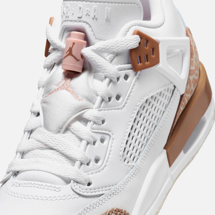 White / Pink / Brown Kids' Kith Jordan GS Spizike Low Sneakers | 2430-LTUEH