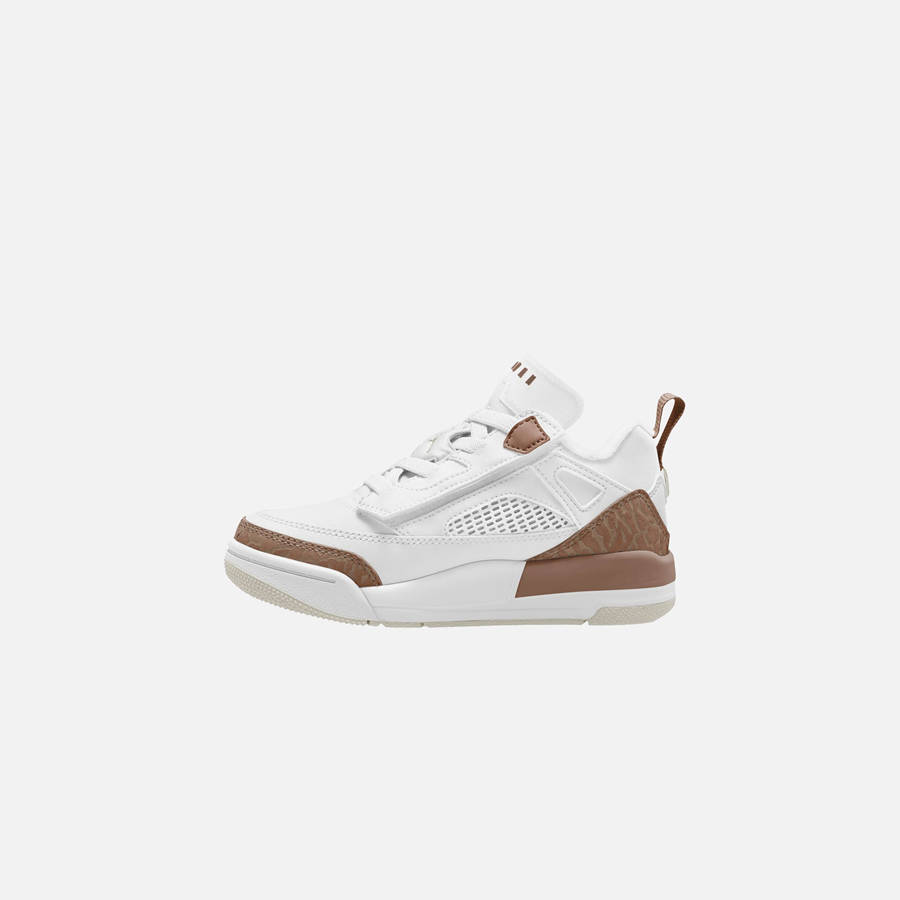 White / Pink / Brown Kids' Kith Nike PS Spizike Low Sneakers | 3819-KGNYB