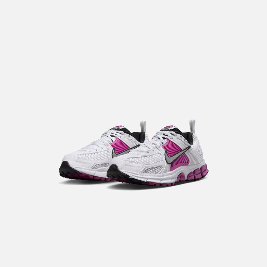 White / Platinum / Silver / Blue Kids' Kith Nike GS Vomero 5 Sneakers | 0457-VDHOS