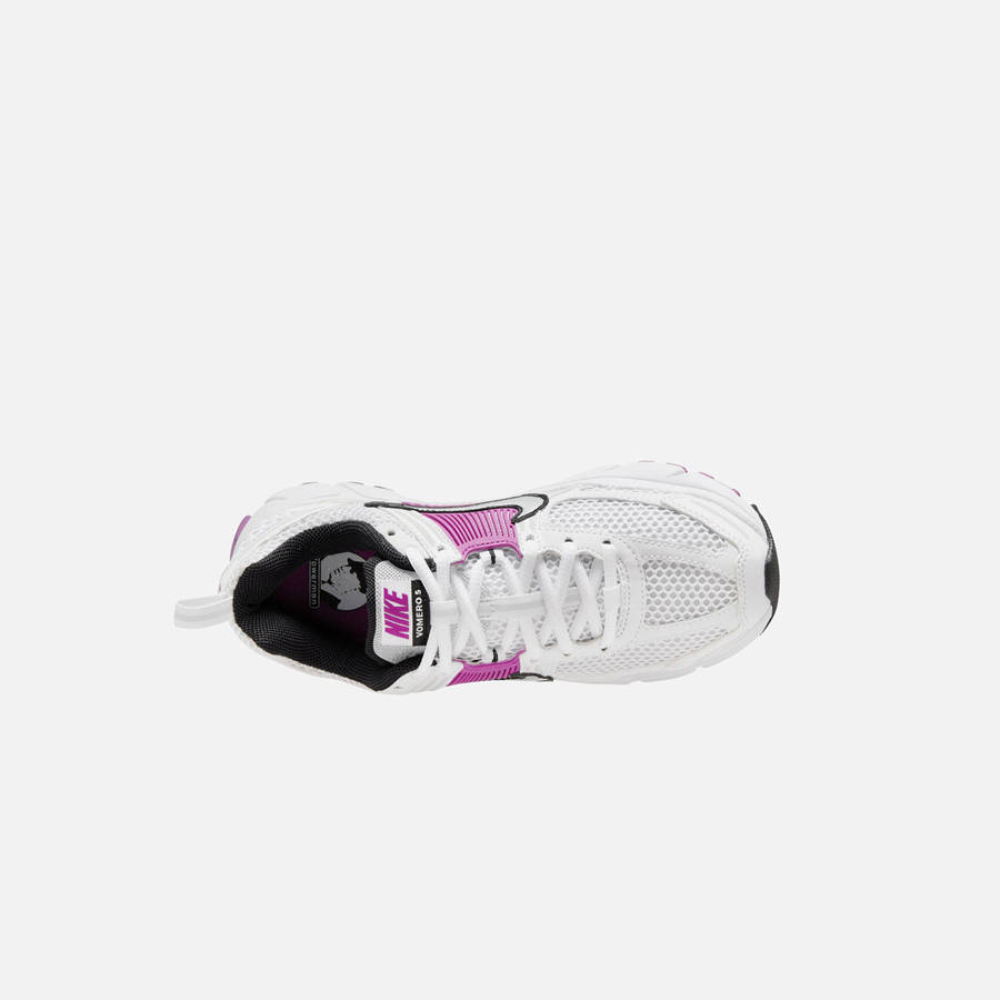 White / Platinum / Silver / Blue Kids' Kith Nike GS Vomero 5 Sneakers | 0457-VDHOS