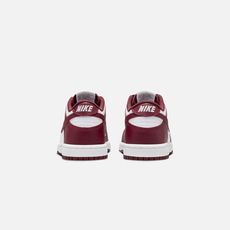 White / Red Kids' Kith Nike PS Dunk Low Sneakers | 8294-SJHBO