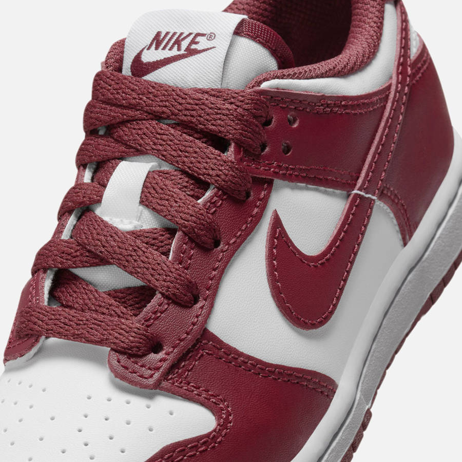White / Red Kids' Kith Nike PS Dunk Low Sneakers | 8294-SJHBO