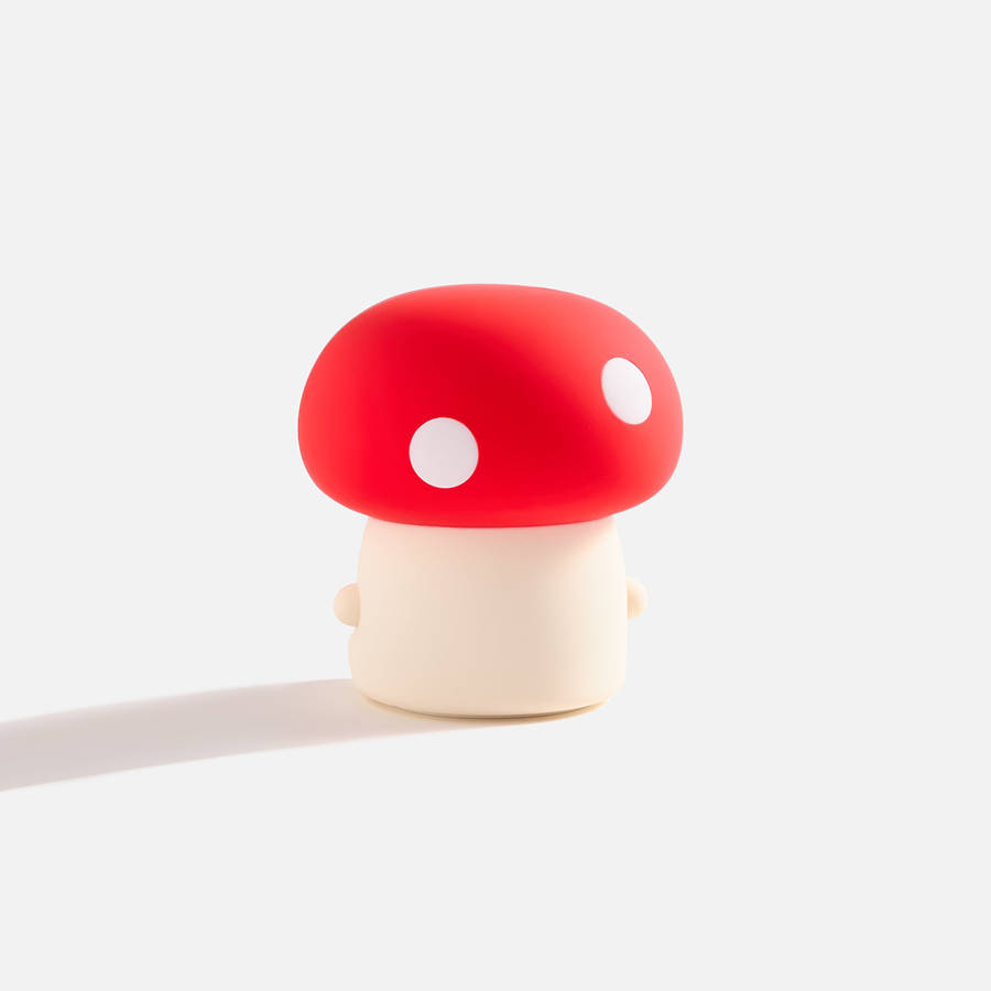 White / Red Kids' Kith Noodoll Ricemogu Night Light Toys | 0265-GLANY