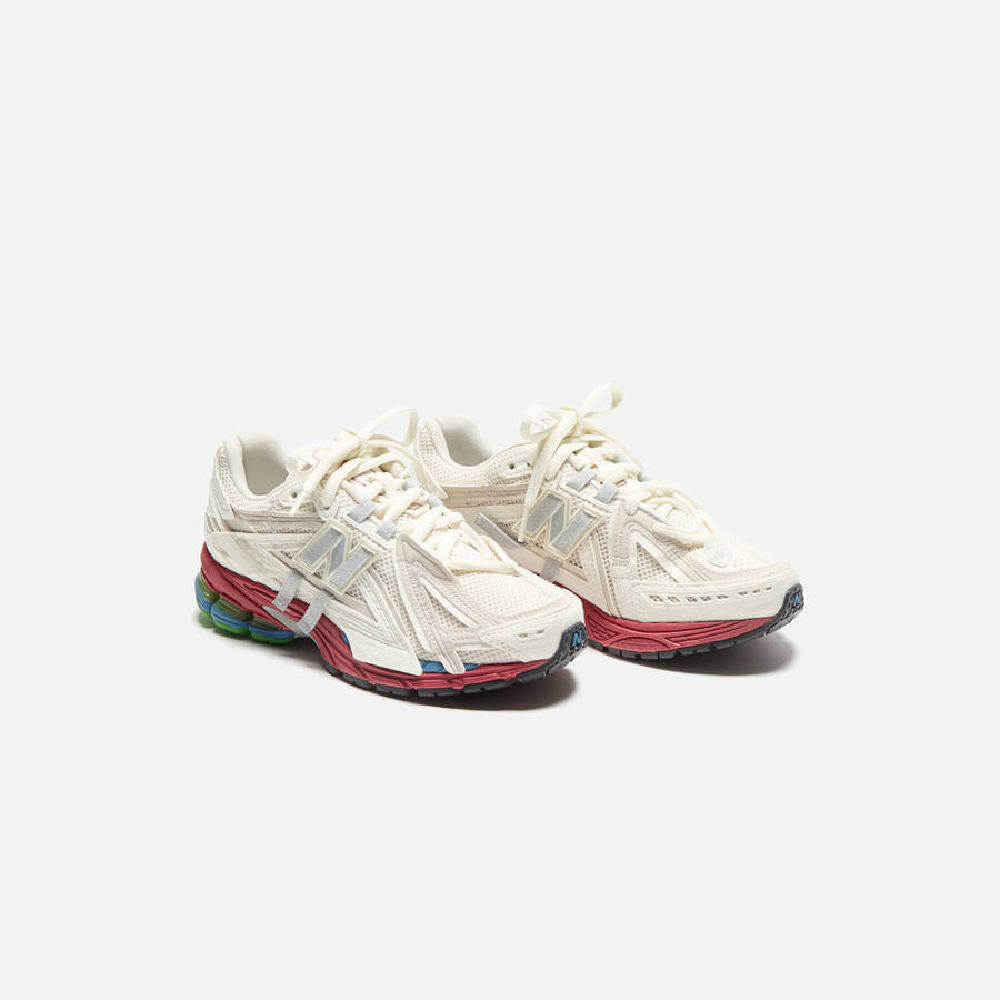White / Red Men Kith New Balance 1906A Sneakers | 0736-VXGIU