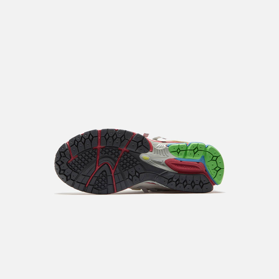 White / Red Men Kith New Balance 1906A Sneakers | 0736-VXGIU