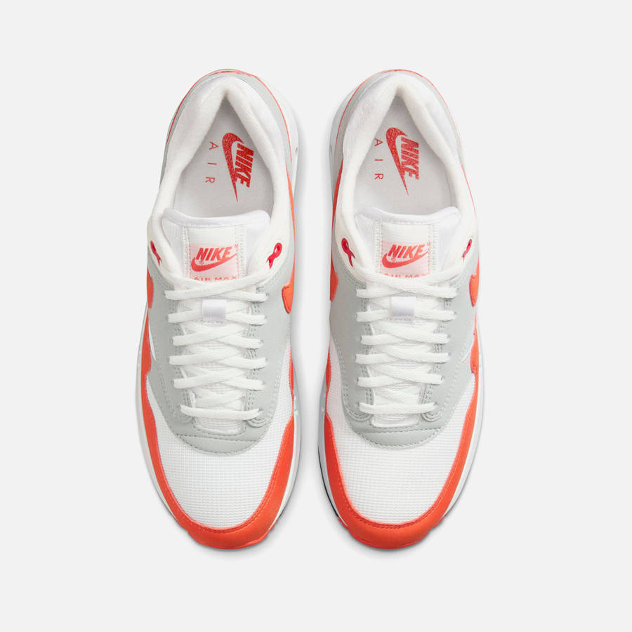 White / Red Men Kith Nike Air Max 1 '86 OG Sneakers | 2603-VSFNB