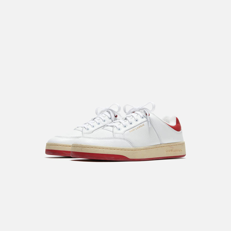 White / Red Men Kith Saint Laurent SL/61 Sneakers Sneakers | 6537-WDVGI