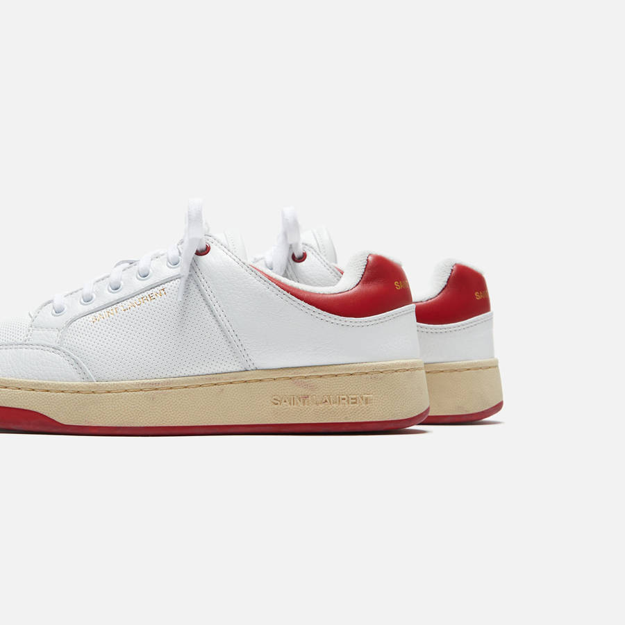 White / Red Men Kith Saint Laurent SL/61 Sneakers Sneakers | 6537-WDVGI
