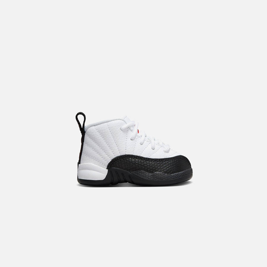 White / Red / Black Kids' Kith Jordan TD Air Jordan 12 Retro Sneakers | 9407-HCYGK