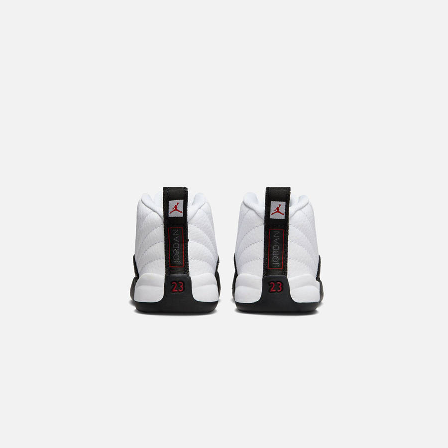 White / Red / Black Kids' Kith Jordan TD Air Jordan 12 Retro Sneakers | 9407-HCYGK