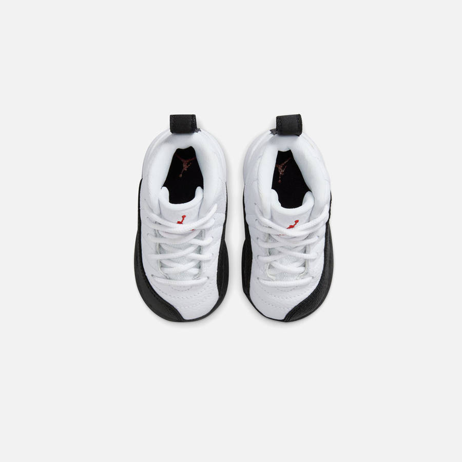White / Red / Black Kids' Kith Jordan TD Air Jordan 12 Retro Sneakers | 9407-HCYGK