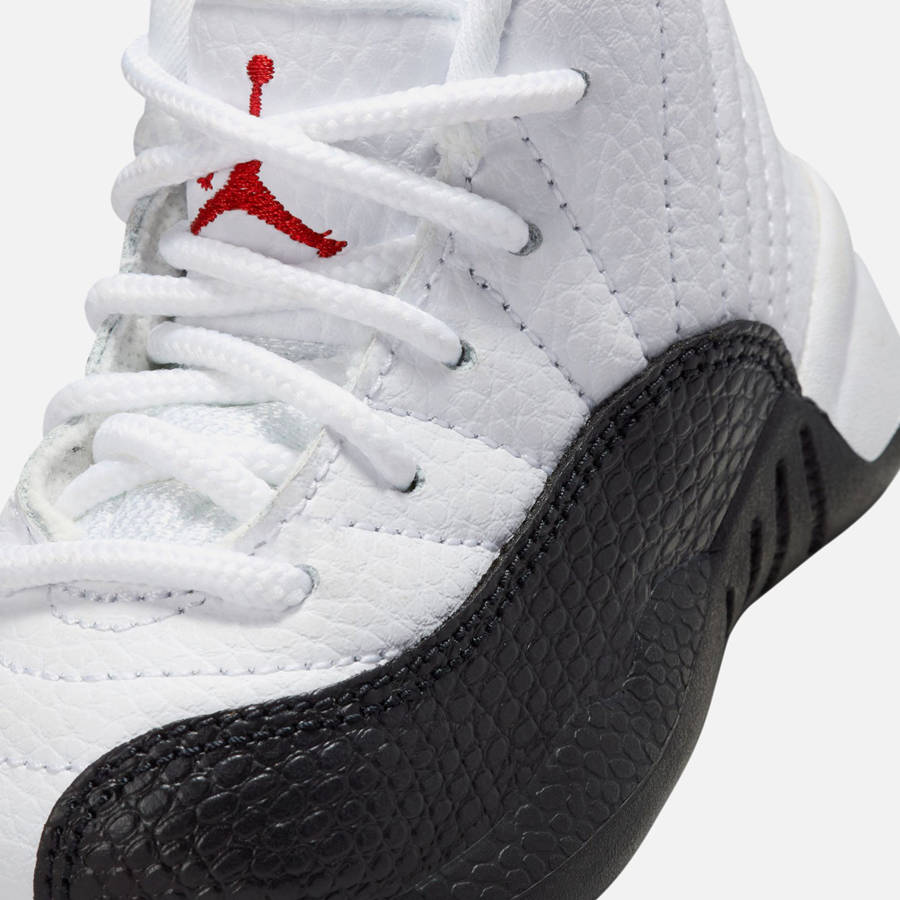 White / Red / Black Kids' Kith Jordan TD Air Jordan 12 Retro Sneakers | 9407-HCYGK