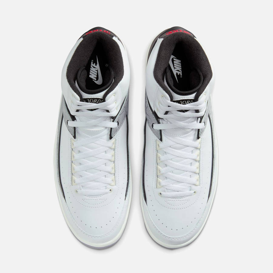 White / Red / Black / Grey Men Kith Jordan Air Jordan 2 Retro Sneakers | 1509-PHSNJ