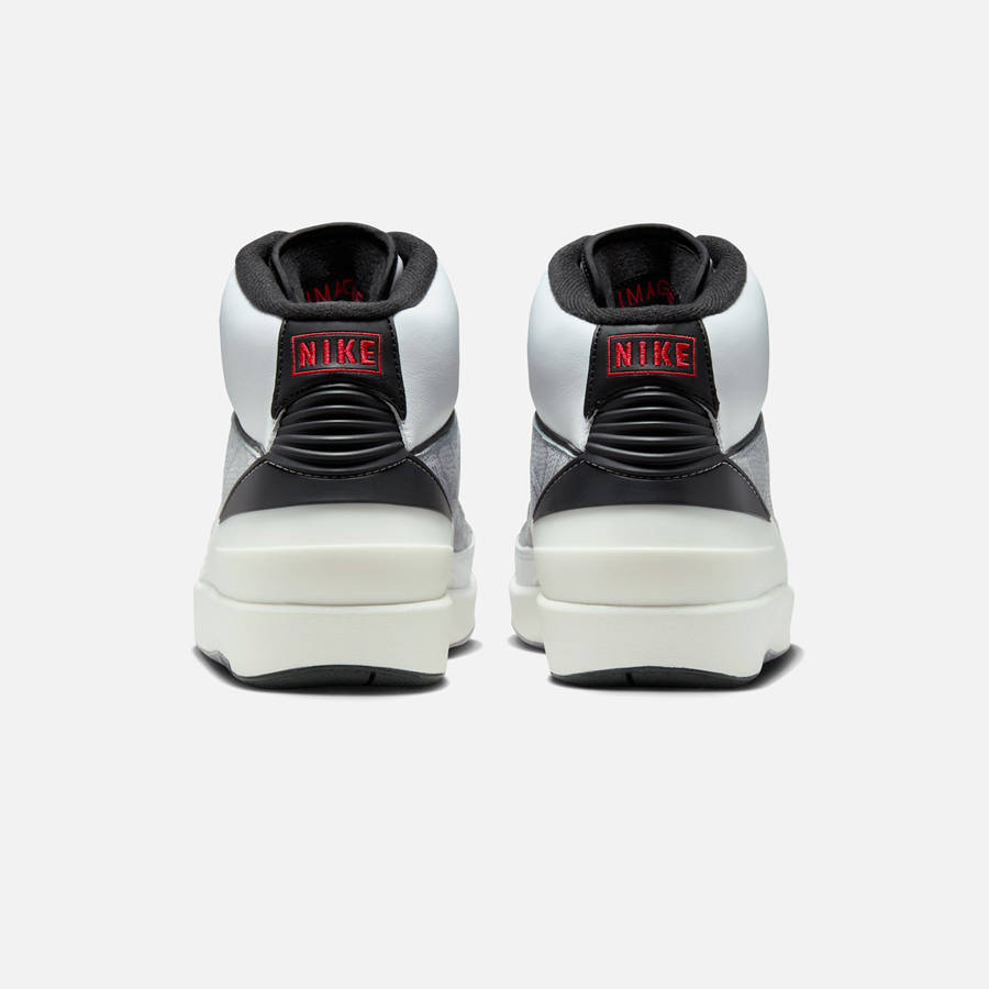 White / Red / Black / Grey Men Kith Jordan Air Jordan 2 Retro Sneakers | 1509-PHSNJ