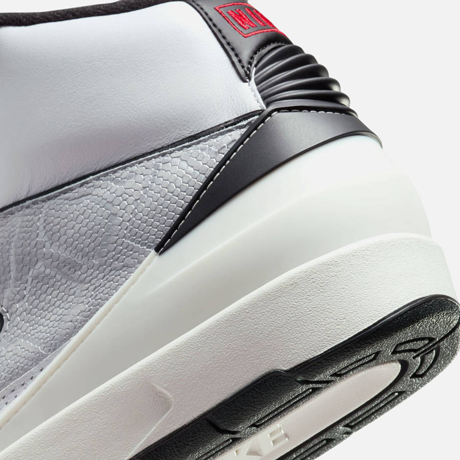 White / Red / Black / Grey Men Kith Jordan Air Jordan 2 Retro Sneakers | 1509-PHSNJ
