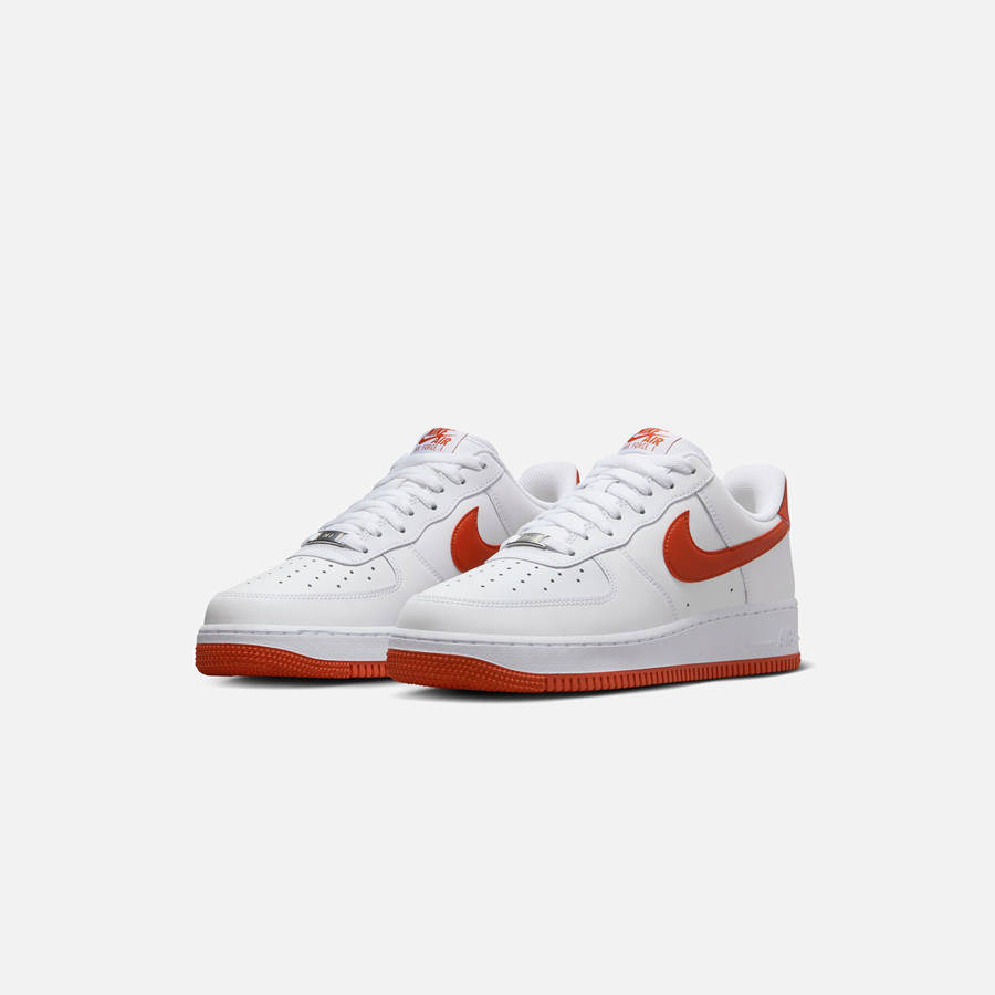 White / Red / White Men Kith Nike Air Force 1 '07 Sneakers | 1509-JUBYC