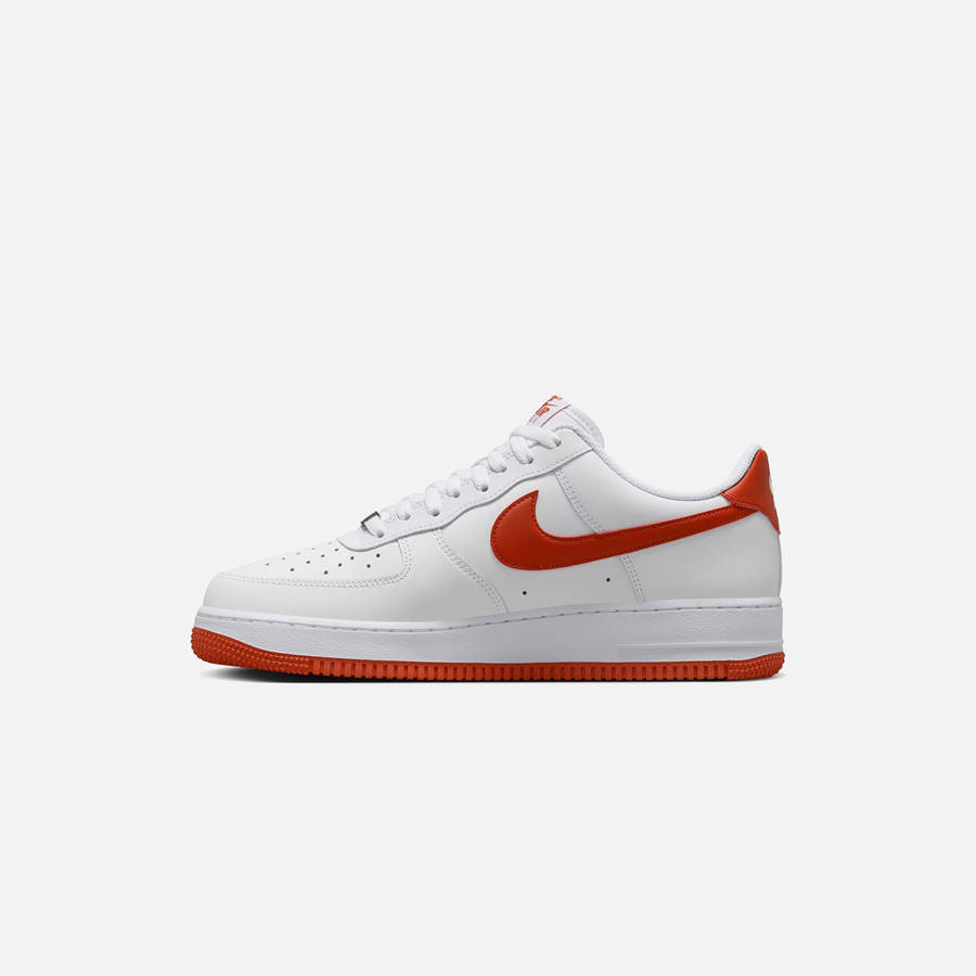 White / Red / White Men Kith Nike Air Force 1 '07 Sneakers | 1509-JUBYC