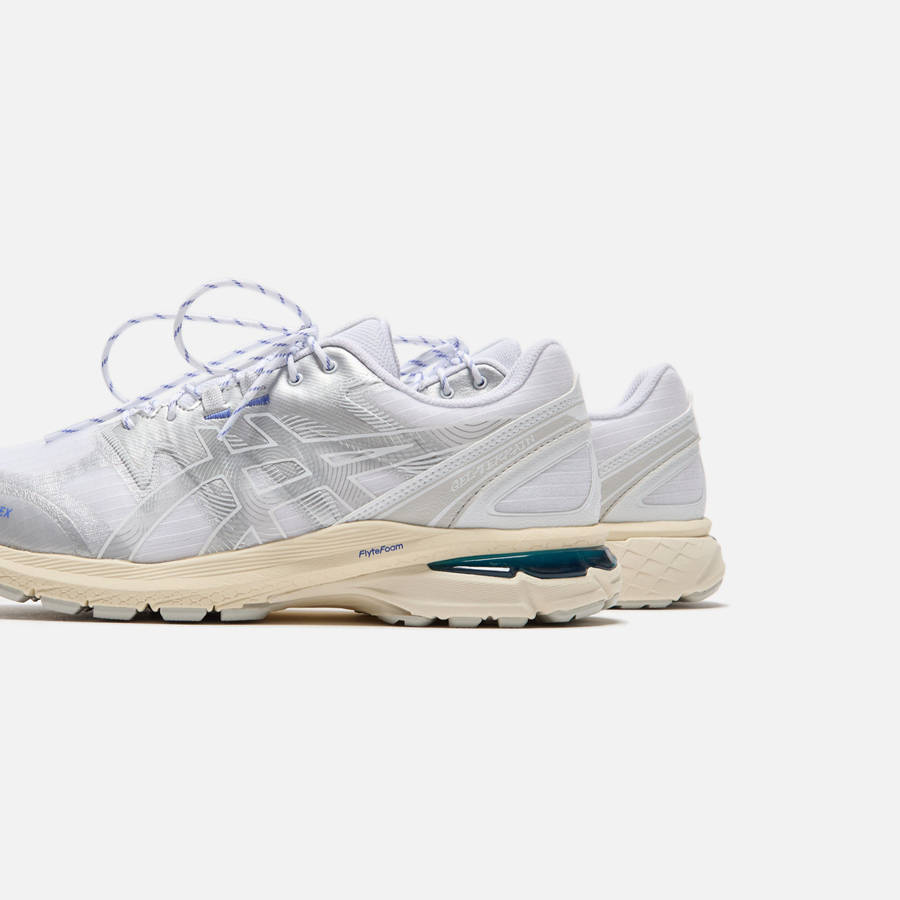 White / Silver Men Kith ASICS Gel-Terrain Sneakers | 9023-JBSDK