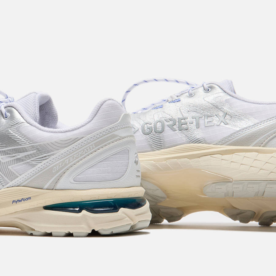 White / Silver Men Kith ASICS Gel-Terrain Sneakers | 9023-JBSDK