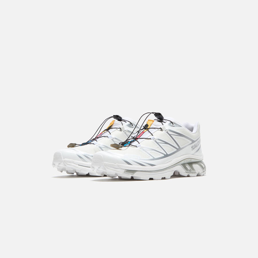 White / Silver Men Kith Salomon XT-6 GTX Sneakers | 8432-AGPJN