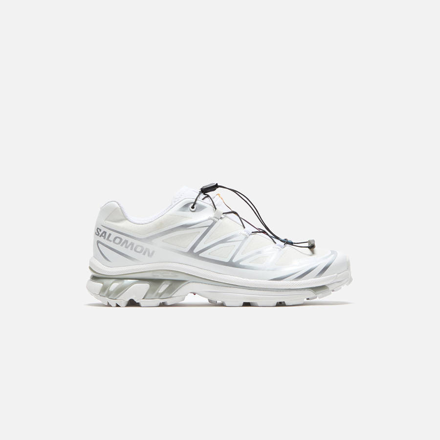 White / Silver Men Kith Salomon XT-6 GTX Sneakers | 8432-AGPJN
