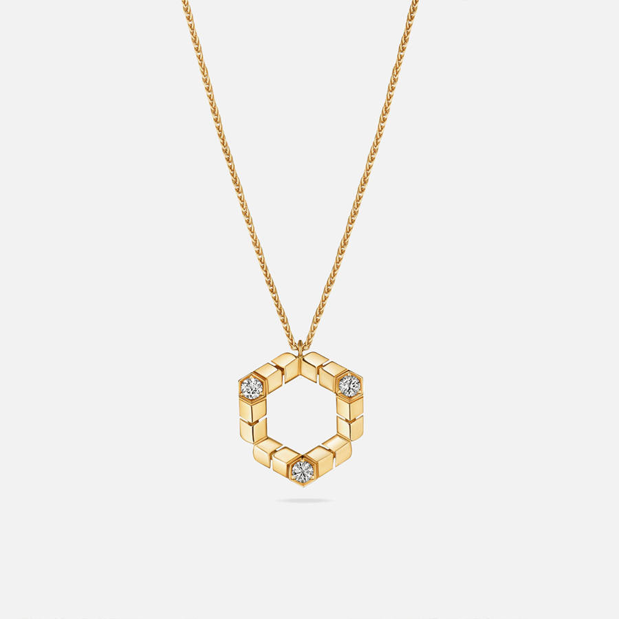 Yellow Gold Women Kith VL Cepher Estoile Large Pendant Jewelry | 8512-TCYSZ