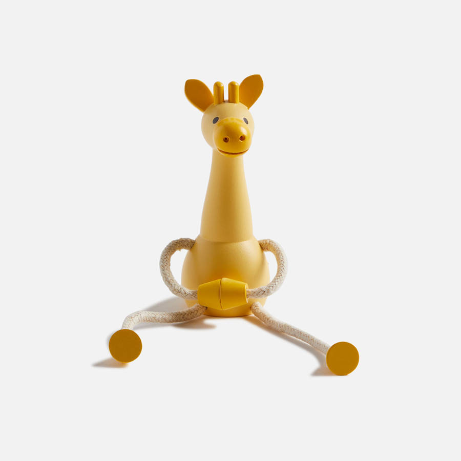 Yellow Kids\' Kith Areaware Palimals Giraffe Toys | 4157-UPVLC