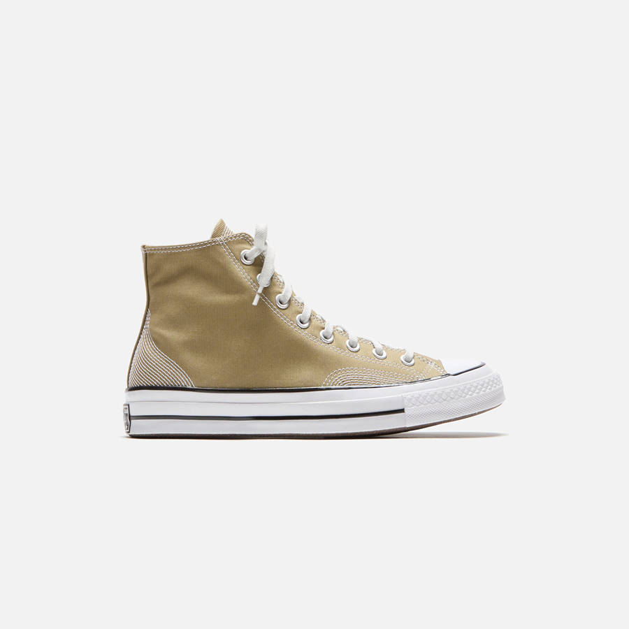 Yellow Men Kith Converse Chuck 70 Multi-Stitch Cotton High Sneakers | 9854-VOTBX