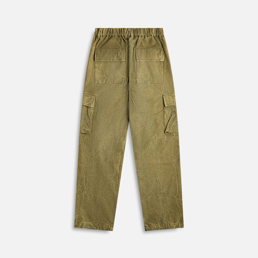 Yellow Men Kith John Elliott Washed Corpus Cargo Pants | 7346-ZEFGM