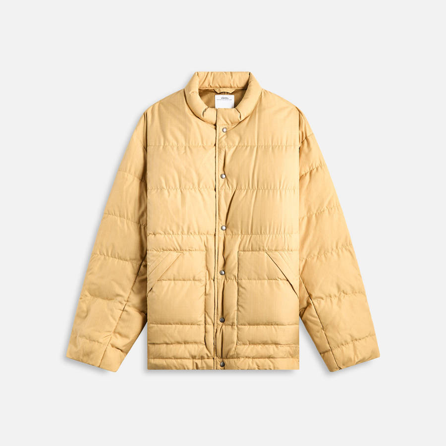 Yellow Men Kith Visvim Elias Insulator Down Silk Jackets | 9358-IQJWZ