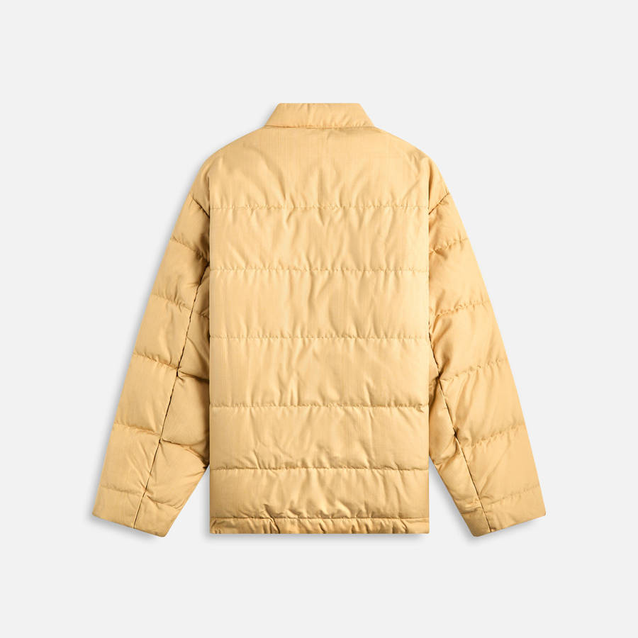Yellow Men Kith Visvim Elias Insulator Down Silk Jackets | 9358-IQJWZ