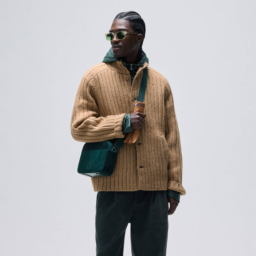 Yellow Men Kith for BMW Knit Alvaro Jackets | 2946-UXSCJ