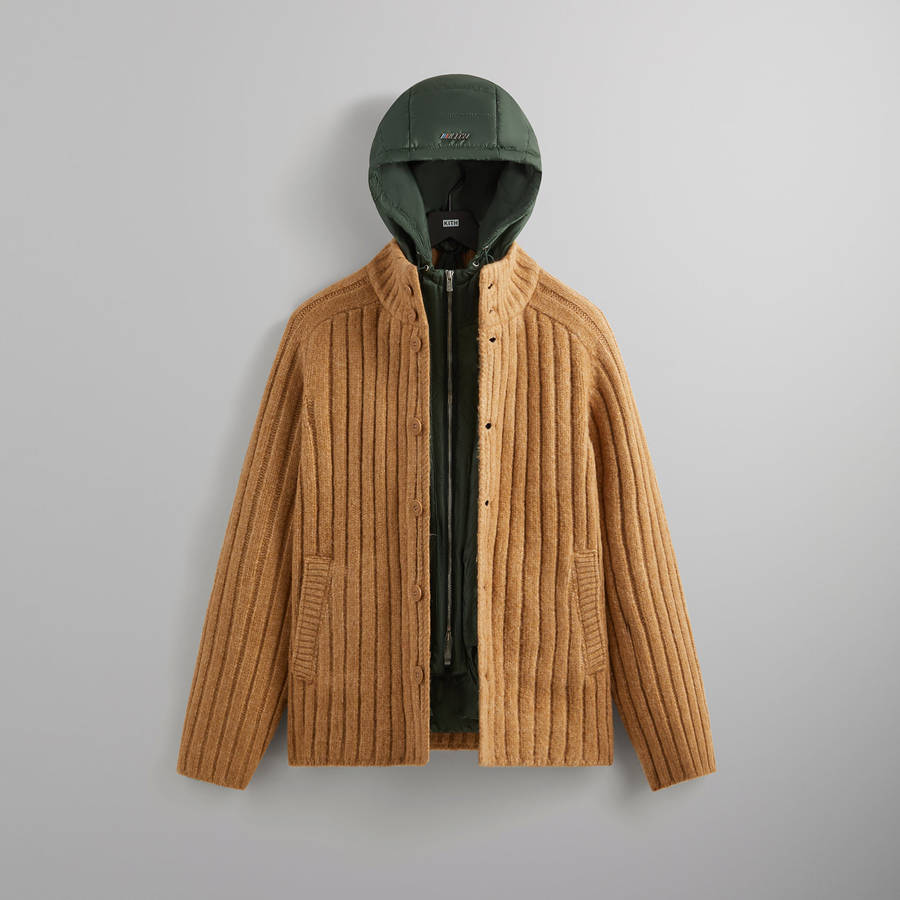 Yellow Men Kith for BMW Knit Alvaro Jackets | 2946-UXSCJ