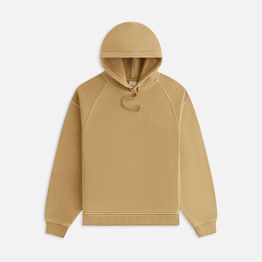 Yellow Women Kith Maverick Sueded Hoodie Sweatshirts | 2370-MPJSR